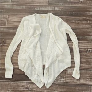 White Hollister Cardigan